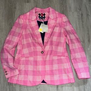 Boden plaid wool blazer NEW